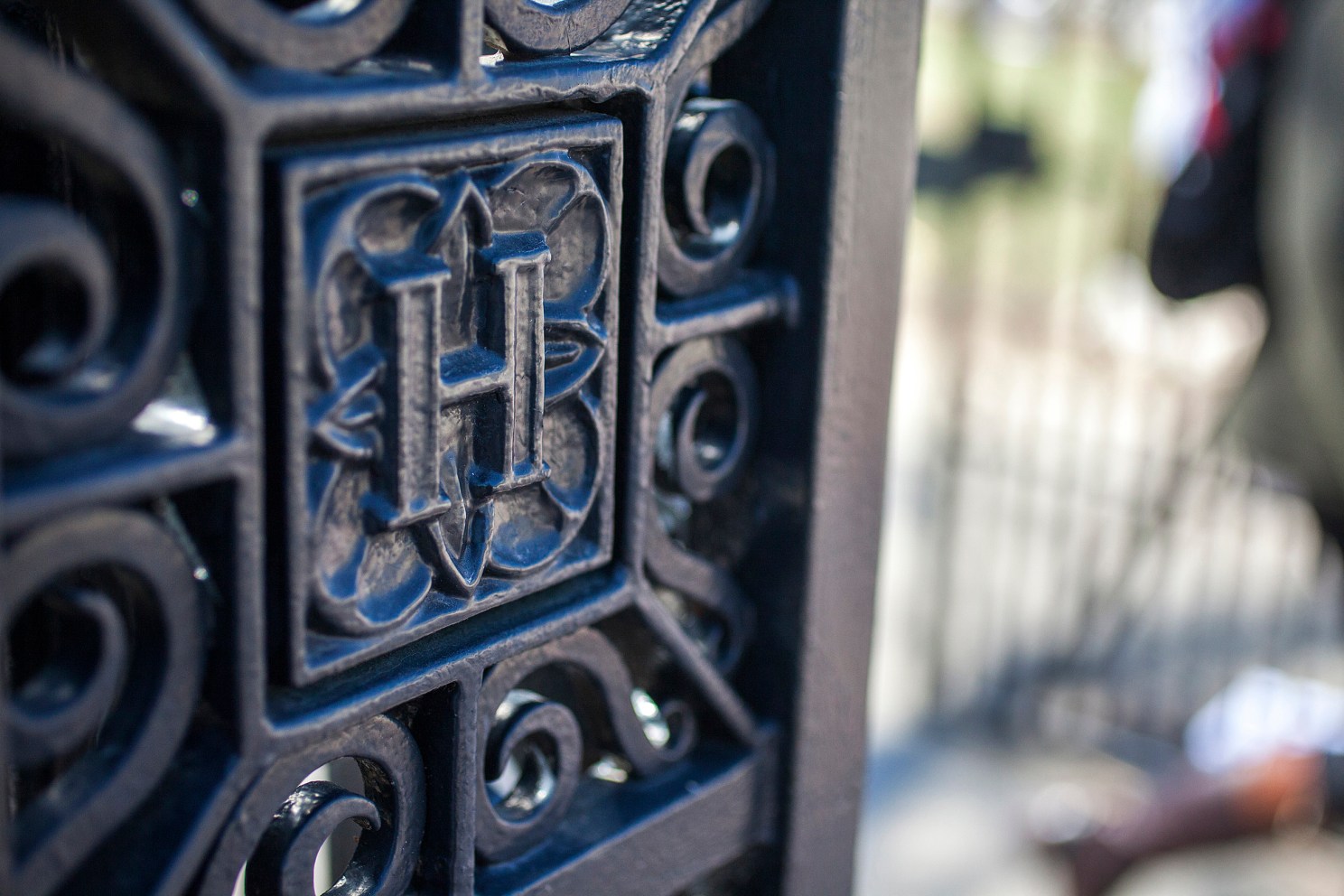 Harvard H in iron