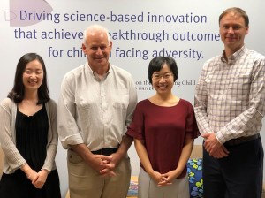 The 2018-2019 Djokovic Fellows with Center Director Jack P. Shonkoff, M.D.