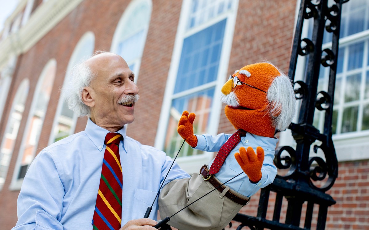 Blatt with his muppet