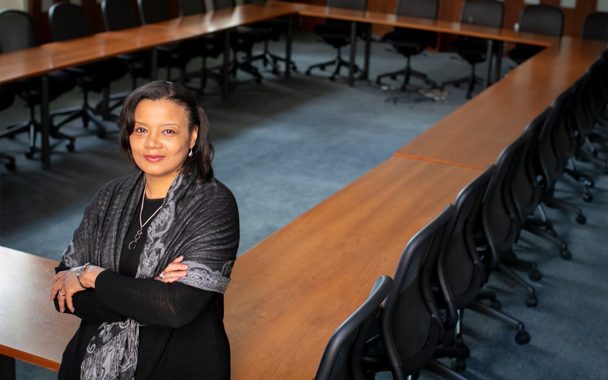 Tomiko Brown-Nagin in a conference room