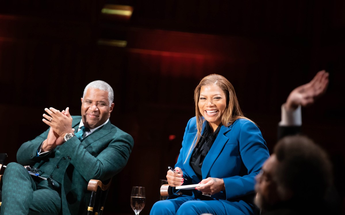 Robert Smith and Queen Latifah