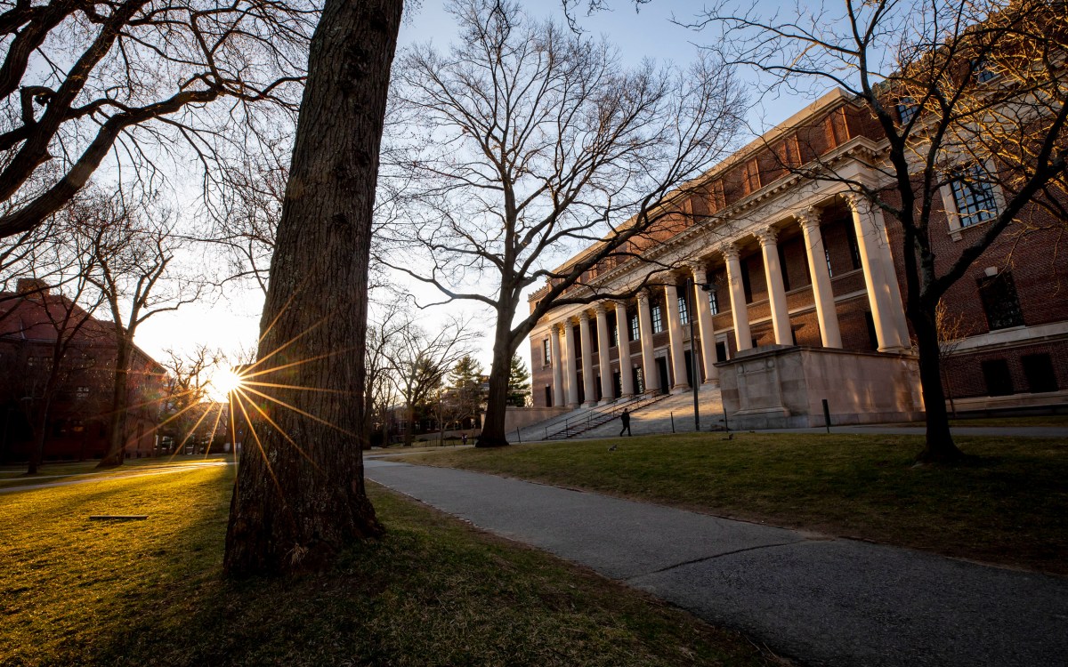 Widener Library at Harvard University.