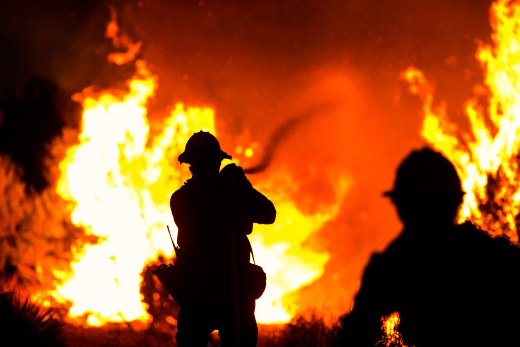 Firefighters in California,