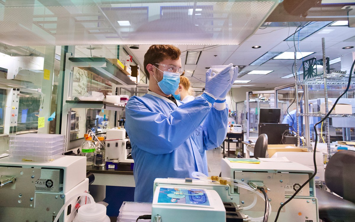 Scientist in a lab.