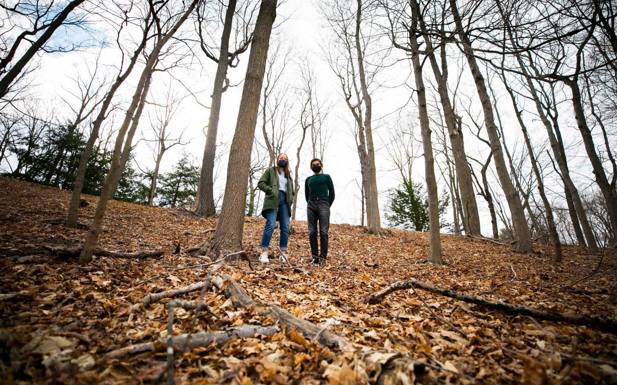 Candice Chen (left) and Noah Secondo are pictured.