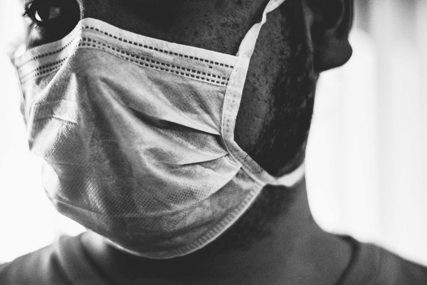 Man in mask.