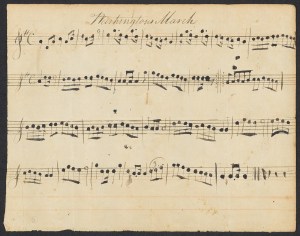 Sheet of music.
