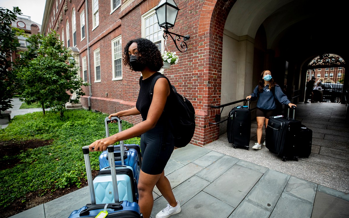 Lowell residents, Halima Badri '23, left and Maria Gonzalez '23.