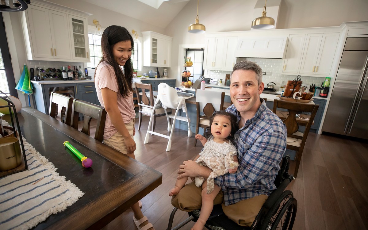 Greg Galeazzi with his family.