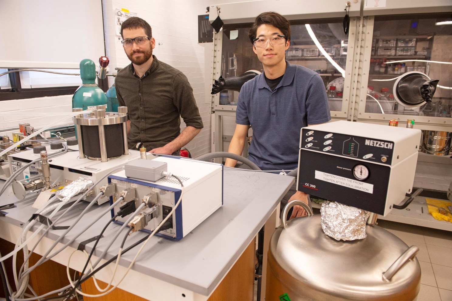 Assistant Professor of Chemistry Jarad Mason and co-author Jinyoung Seo