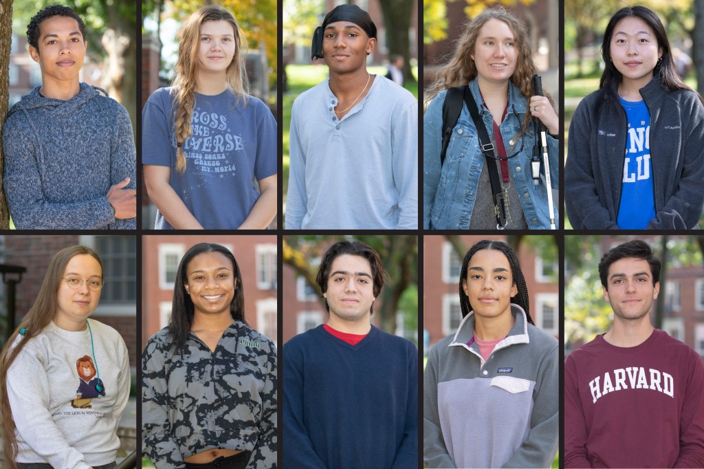 Collage of students interviewed.