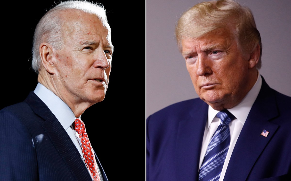 President Biden and former President Trump.