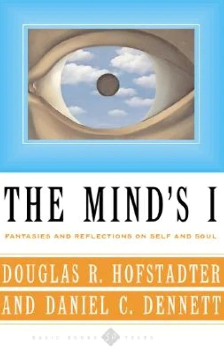 Book cover: "The Mind’s I: Fantasies and Reflections on Self and Soul."