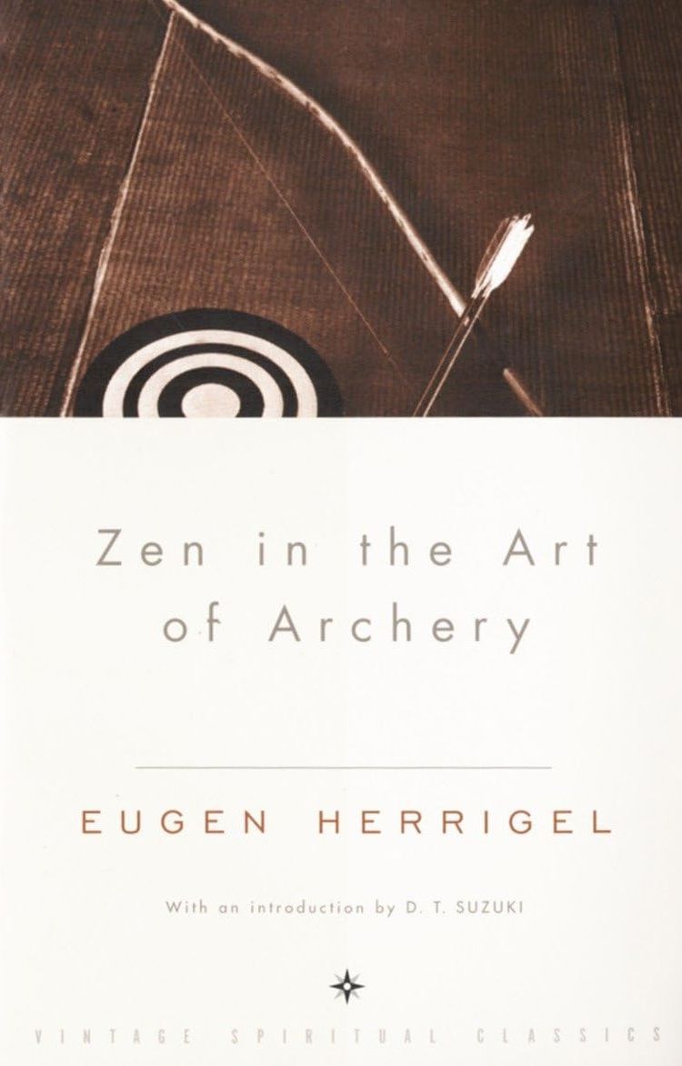 Book cover: "Zen in the Art of Archery."