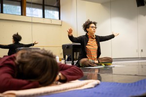 Grisha Coleman teaching the Feldenkrais Method.