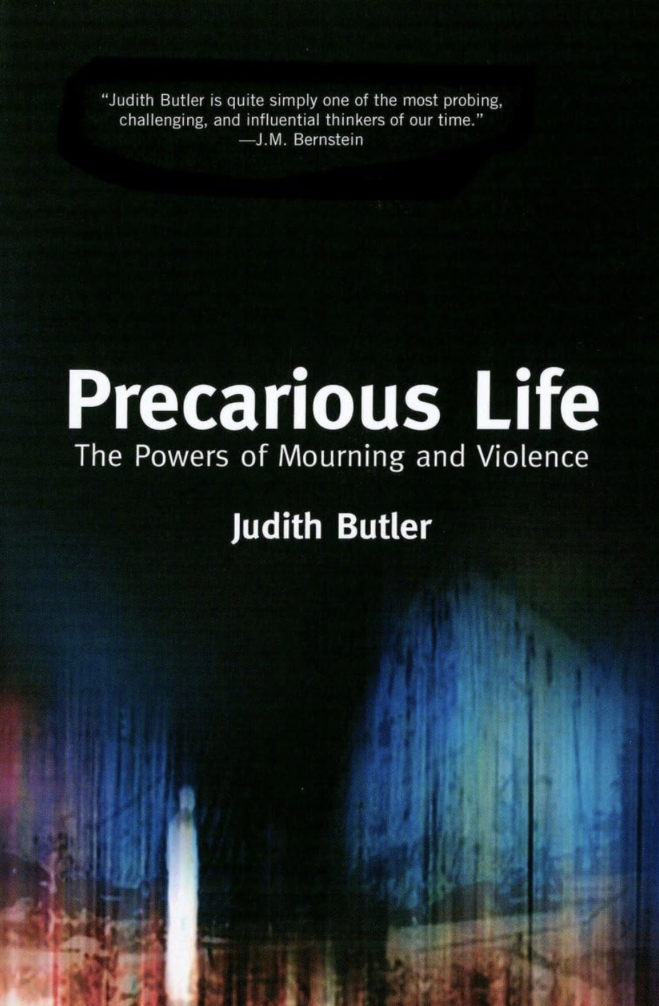 Book cover: "Precarious Life."