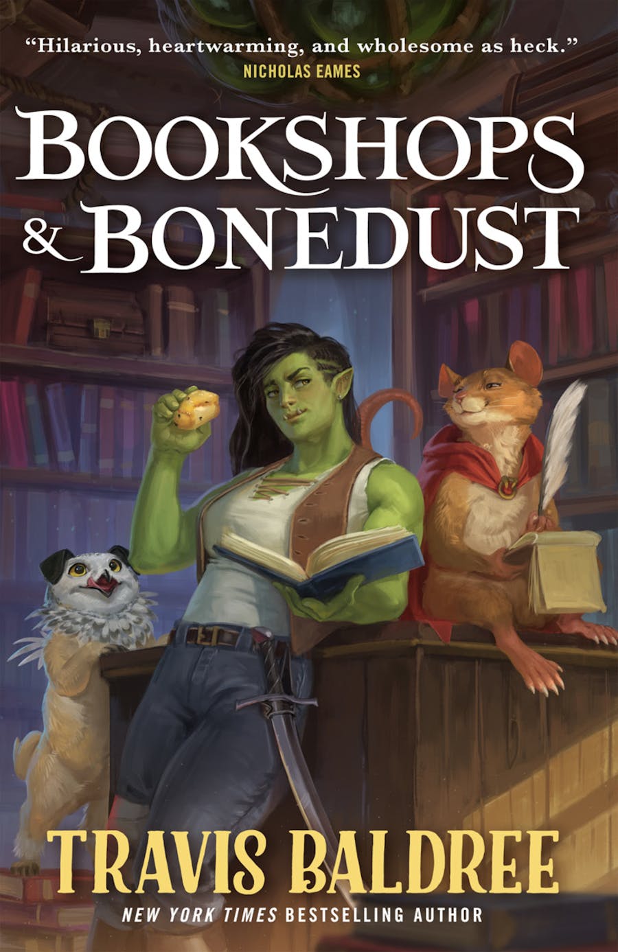 Book cover: “Bookshops & Bonedust.”