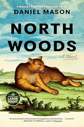 Book cover: “North Woods.”