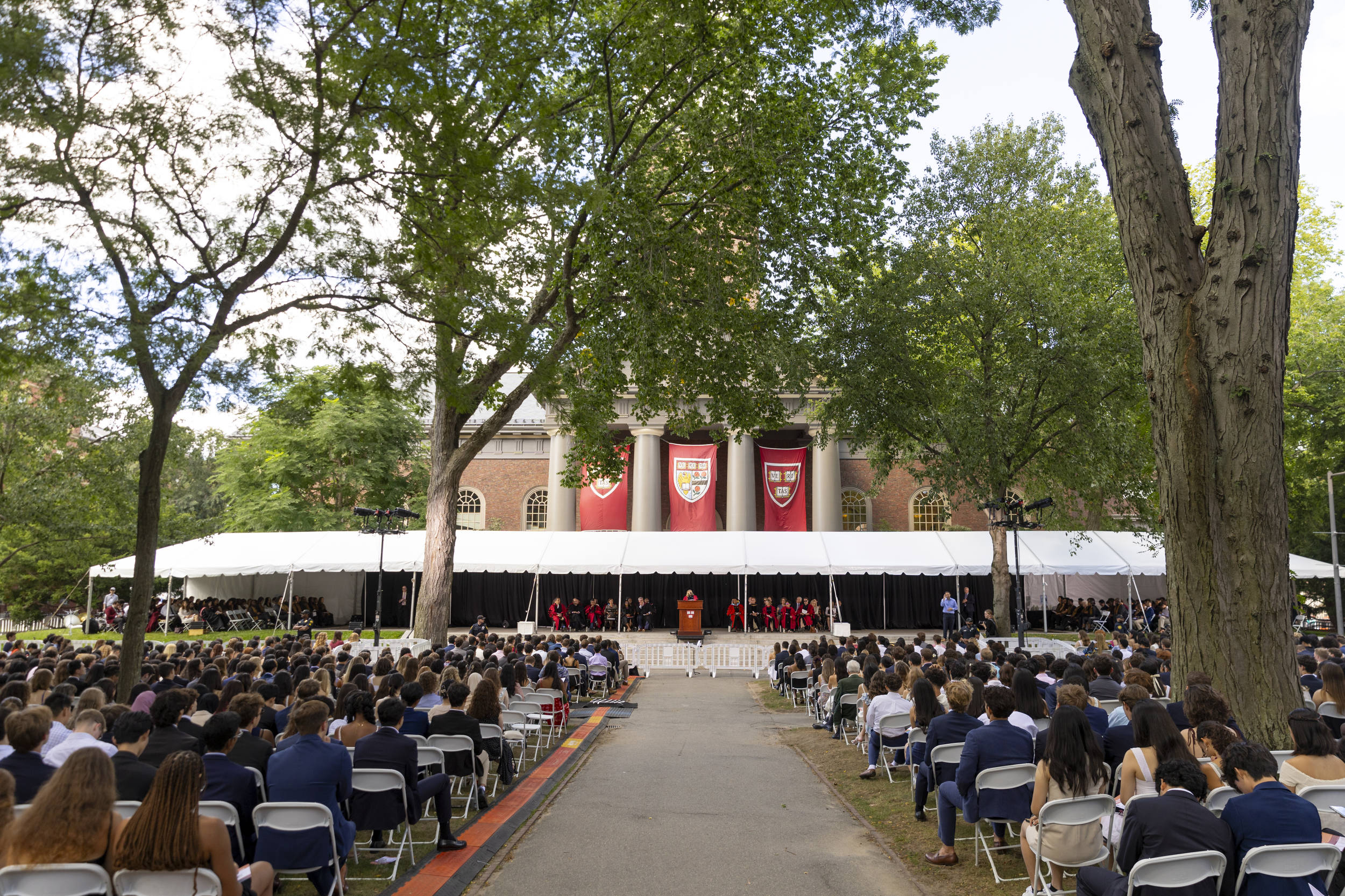 Tercentenary Theatre during 2024 Convocation.