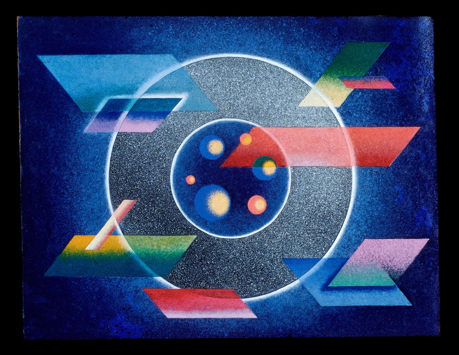 Film No. 9 [depicts the visual plan of a sequence of what is now known as Film No. 7], c. 1950- 1951, projection of six sequential slides (monitor display).