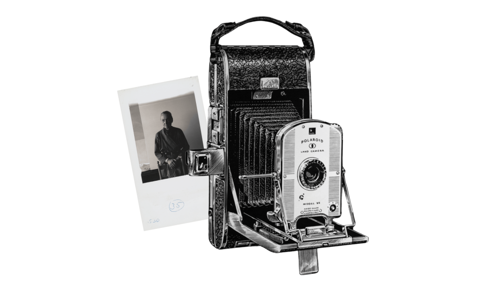 Photo by Ansel Adams of an older woman.