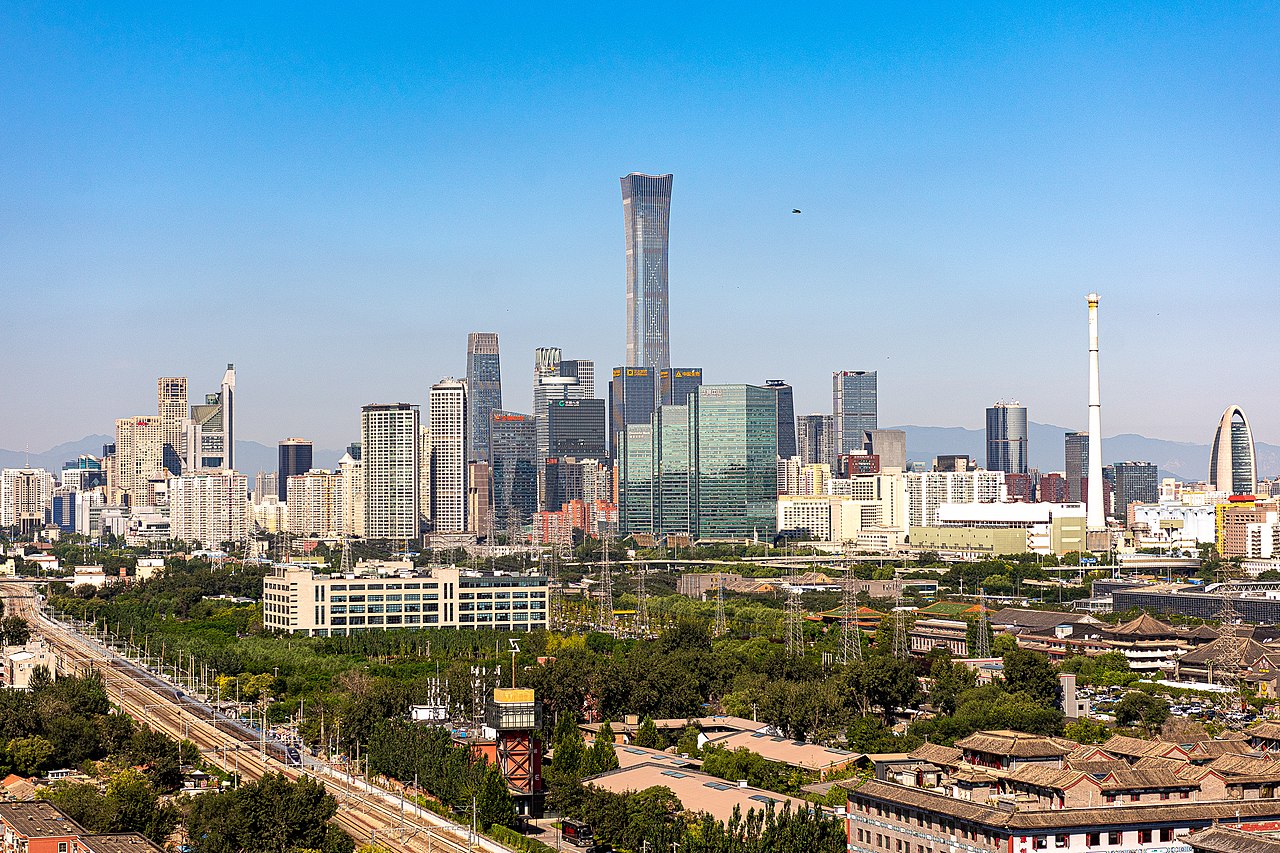 Beiijing business district skylie.