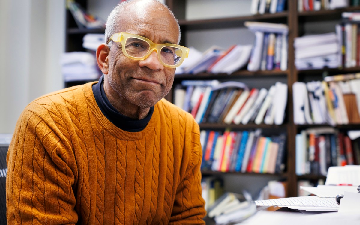 Randall Kennedy in his office.
