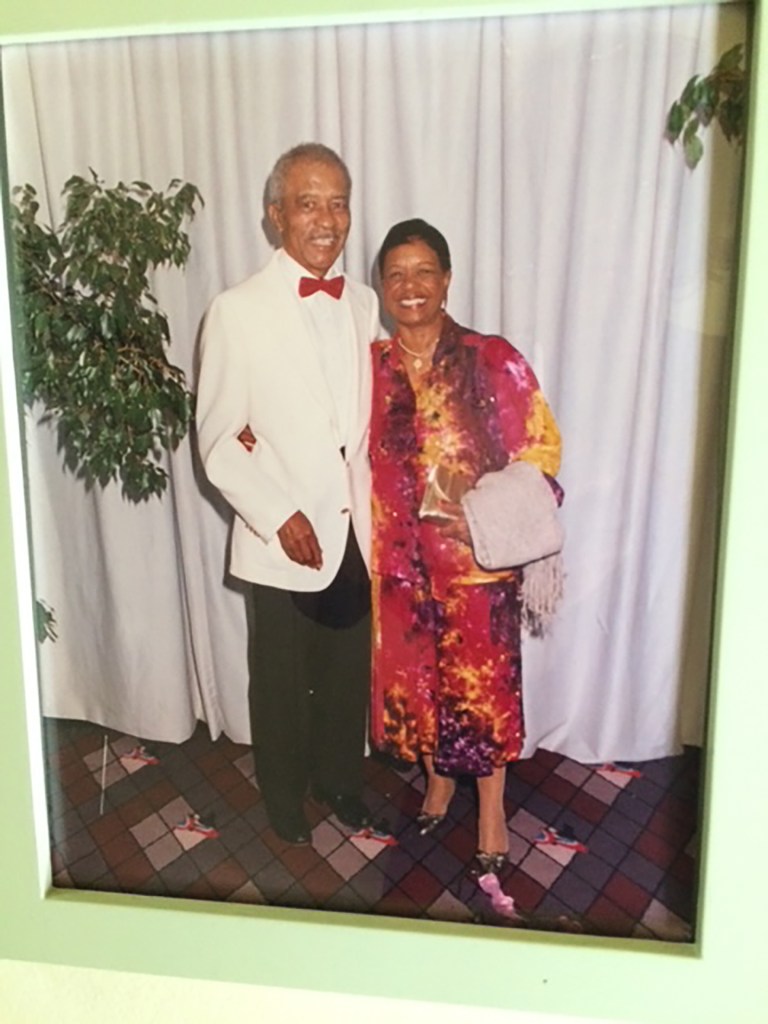 Framed photograph of Henry and Rachel Kennedy, Randall Kennedy's parents.