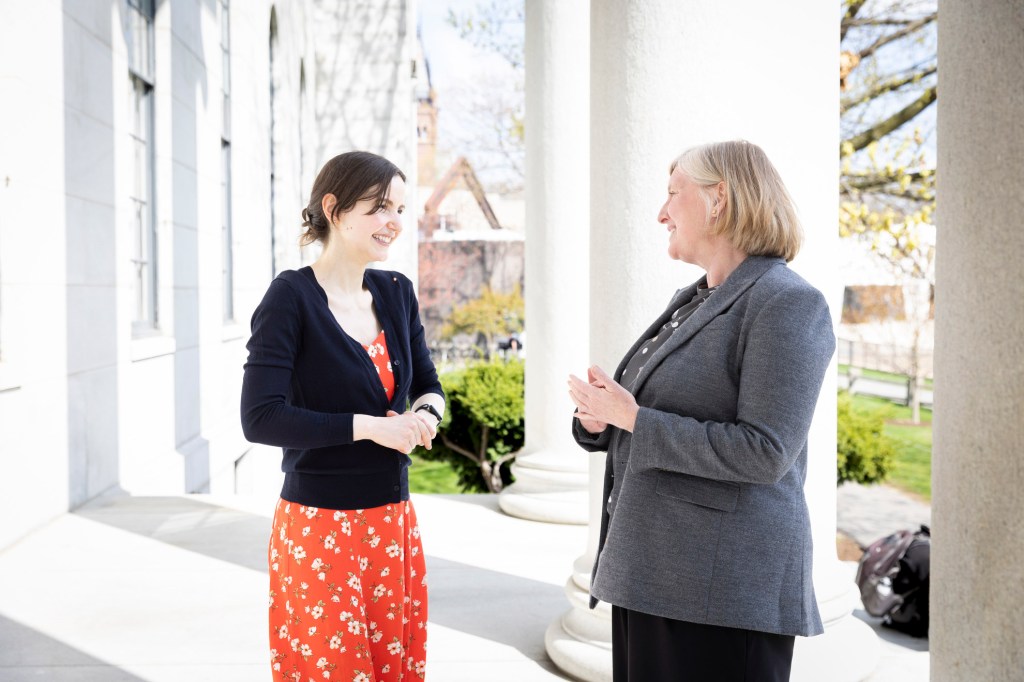 Stefanie Stantcheva (left) and Hopi Hoekstra,