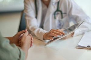 Doctor and patient.