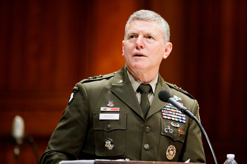 U.S. Army Lieutenant General Joseph “JP” McGee.