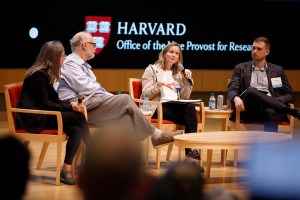 AI symposium panel.