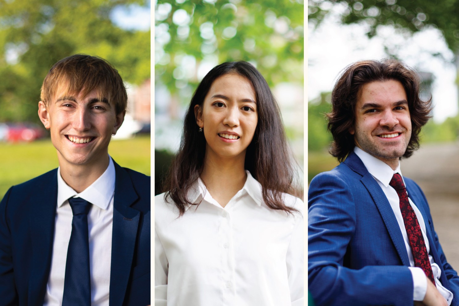Thor Reimann, Aidan Scully, and Luanna Jiang.