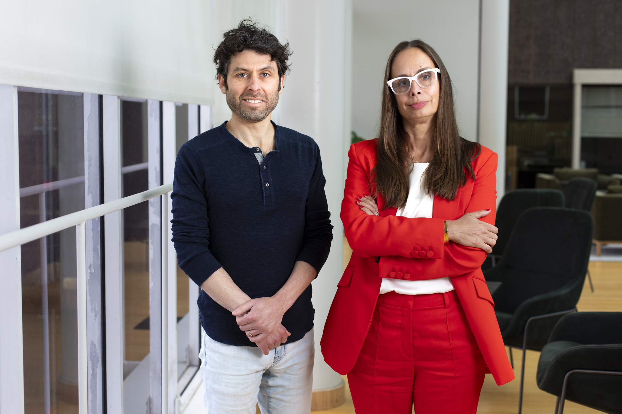 Ted Turesky and Nadine Gaab.