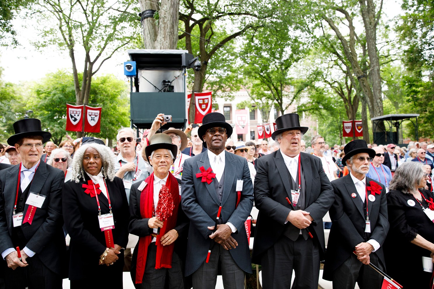 Members of the 50th reunion committee.