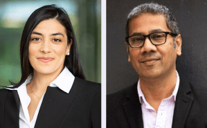 Stephanie Gil, an expert in multi-agent robotics, and Venkatesh Murthy.