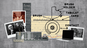 Illustration featuring elements from Punch card exhibit.
