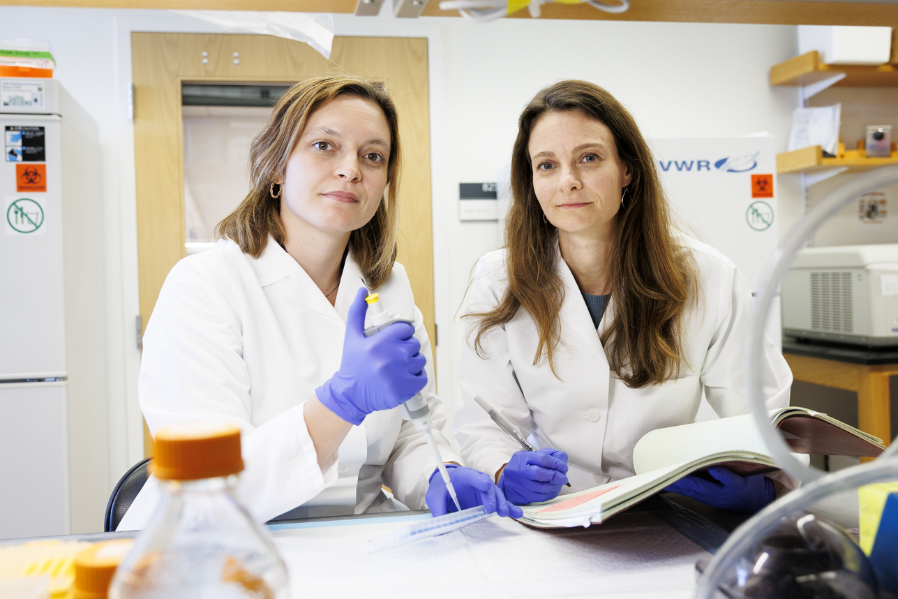 Daisy Hoagland (left) and Ruth Franklin 