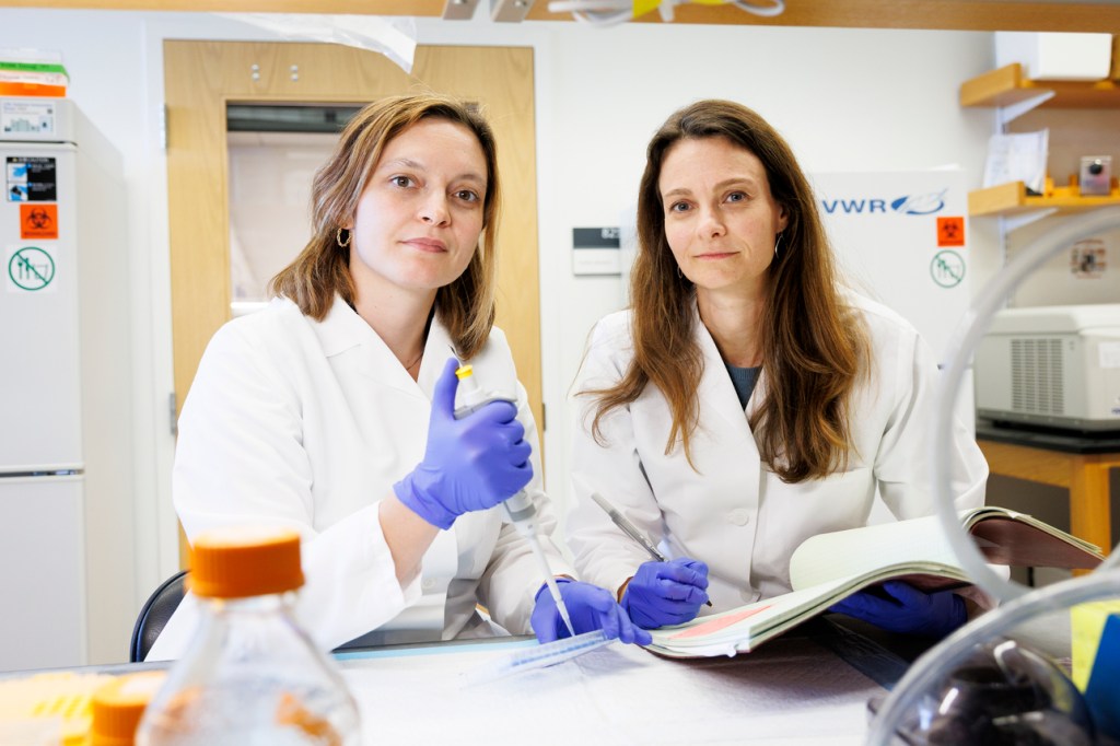 Daisy Hoagland (left) and Ruth Franklin