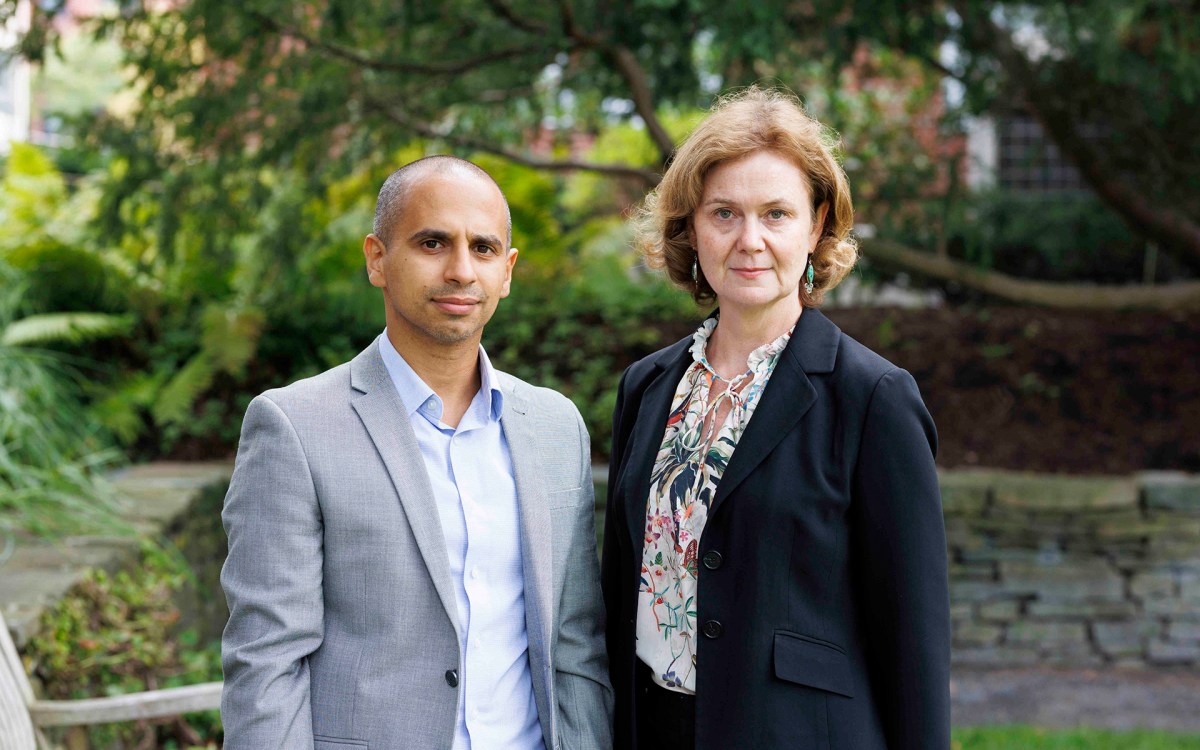 Amir Mohareb and Louise Ivers.