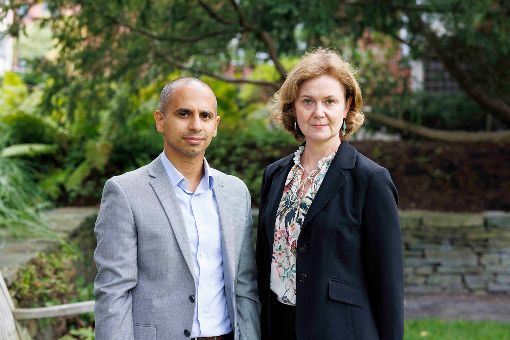 Amir Mohareb and Louise Ivers.