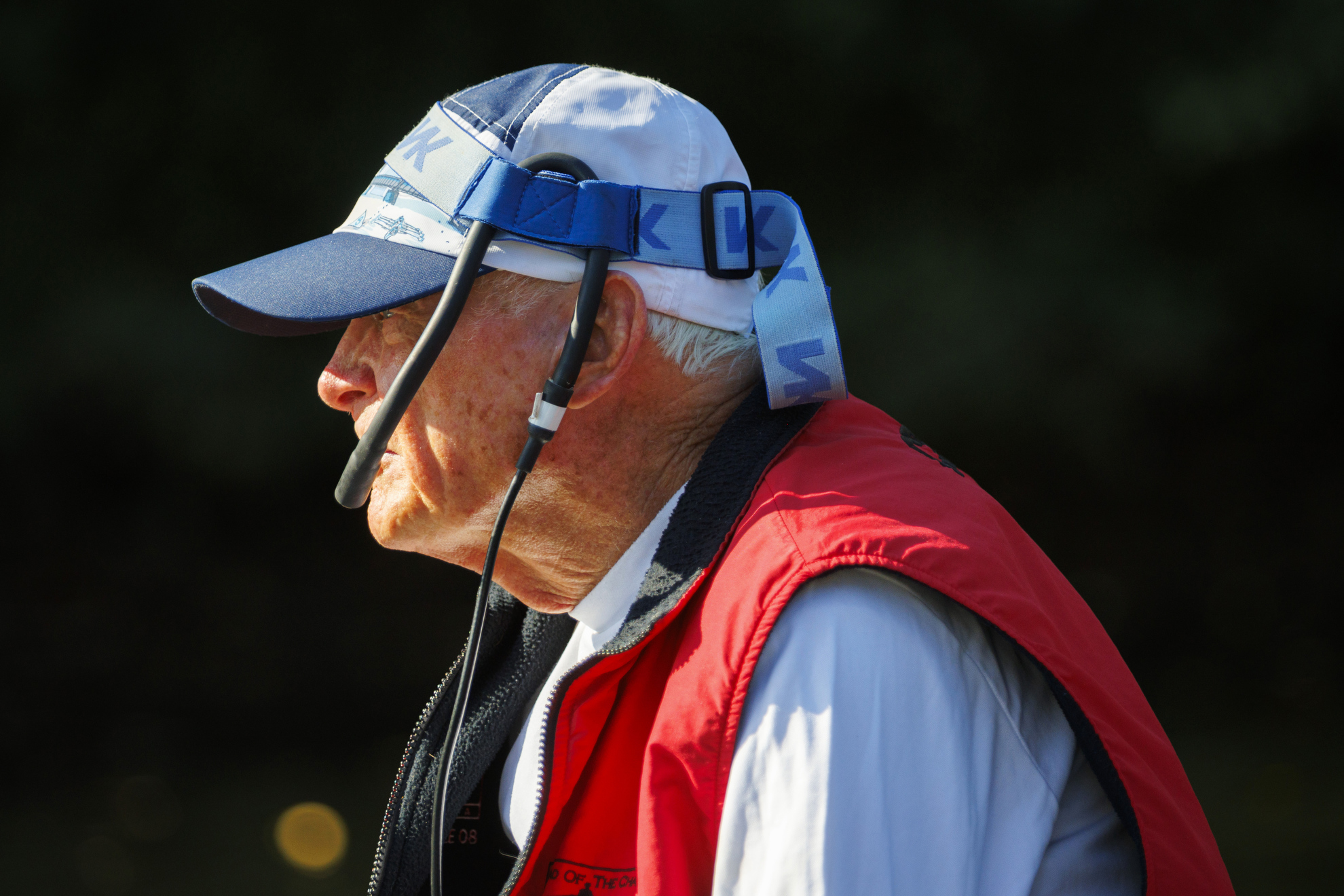 Bill Becklean, the 89-year-old coxswain for the Octo Eight, is pictured on the Charles River.