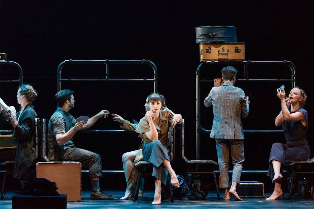 Passengers cast onstage.