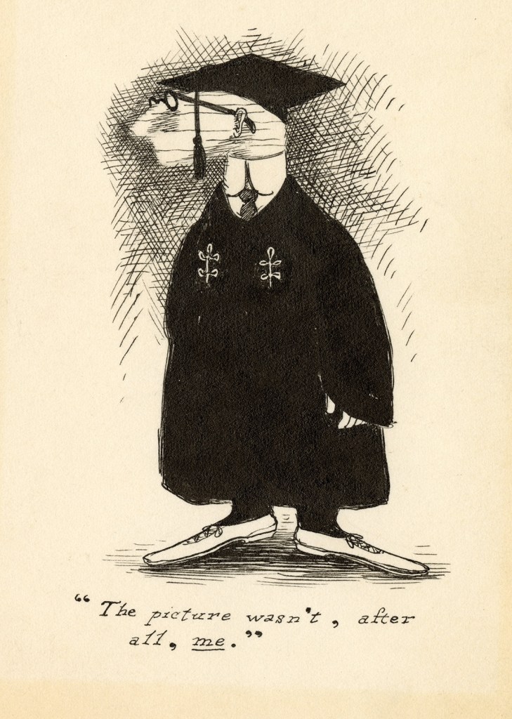 man in graduation gown