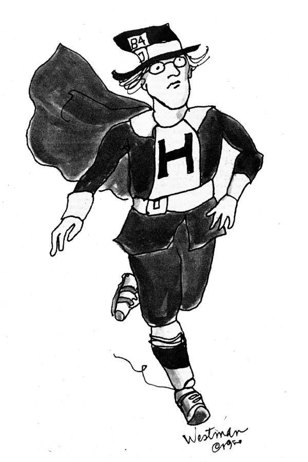 John Harvard running