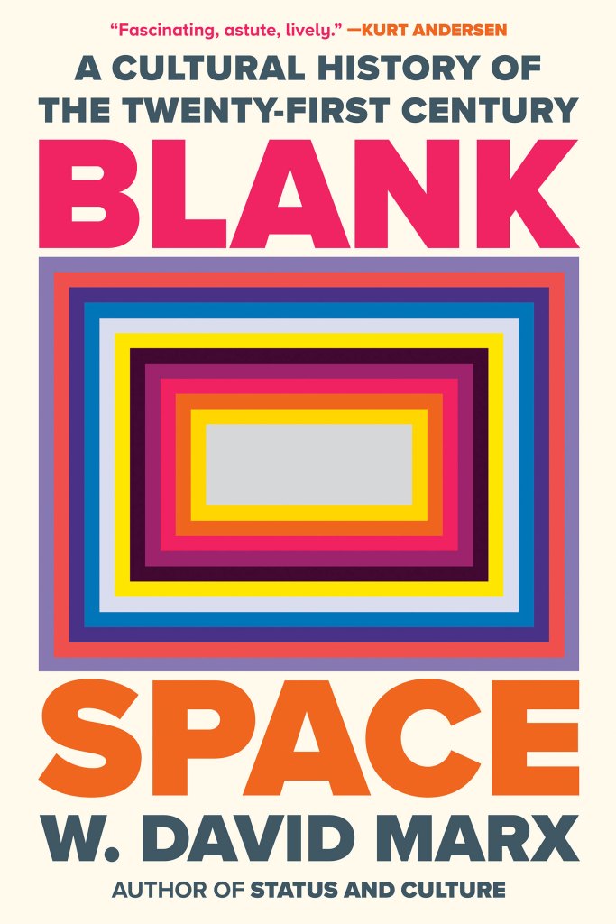 Book Cover: "Blank Space."