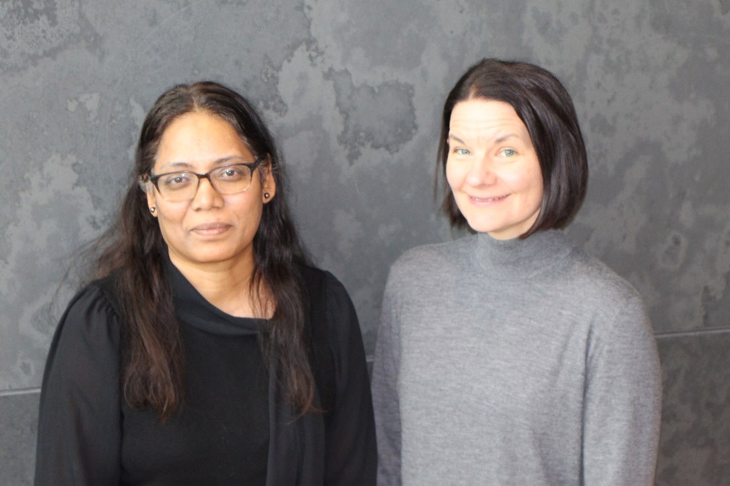 Victoria D’Souza in Molecular and Cellular Biology and Emily Balskus in the Department of Chemistry and Chemical Biology.