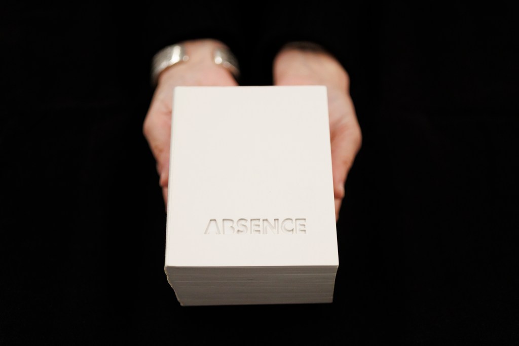 Cover of “Absence,” by Jeannie Meejin Yoon