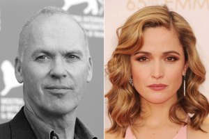 Michael Keaton and Rose Byrne