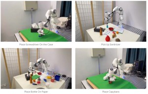 robot in action.